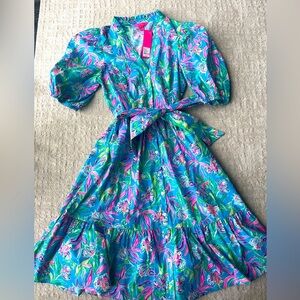 *NEW* LILLY PULITZER- Shona Tie Dress - Size 8
